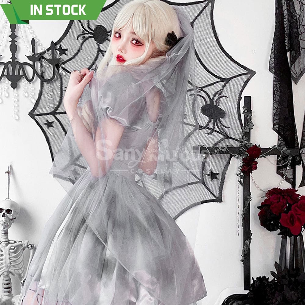 【In Stock】Halloween Cosplay The Ghost Bride Gothic Dress Stage Performance Costume Costumes