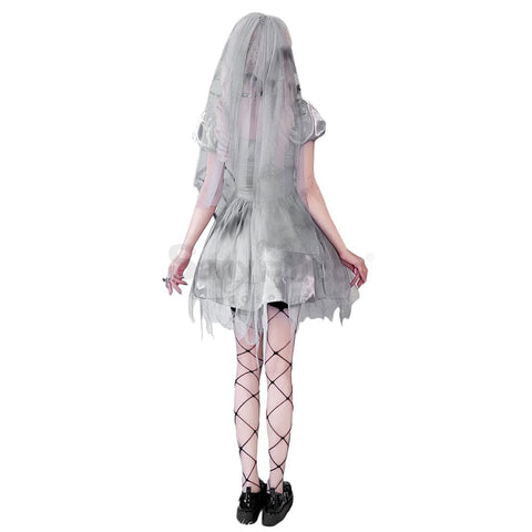 【In Stock】Halloween Cosplay The Ghost Bride Gothic Dress Stage Performance Costume Costumes