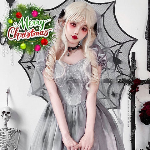 【In Stock】Halloween Cosplay The Ghost Bride Gothic Dress Stage Performance Costume Costumes