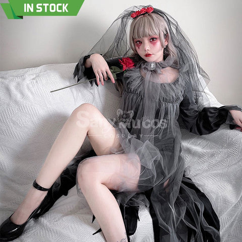 【In Stock】Halloween Cosplay The Ghost Bride Zombie Stage Performance Costume Costumes