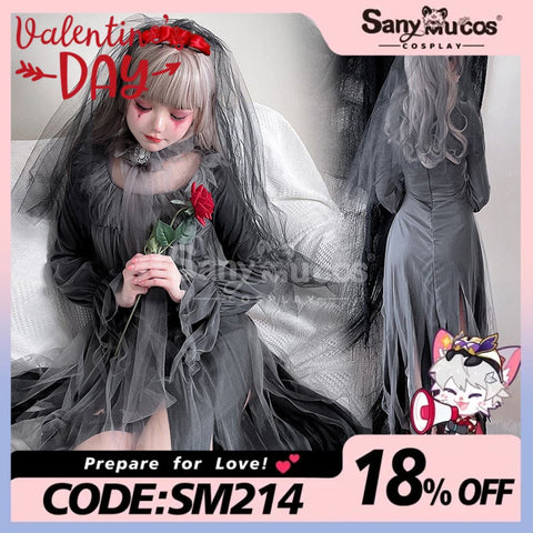 【In Stock】Halloween Cosplay The Ghost Bride Zombie Stage Performance Costume Costumes