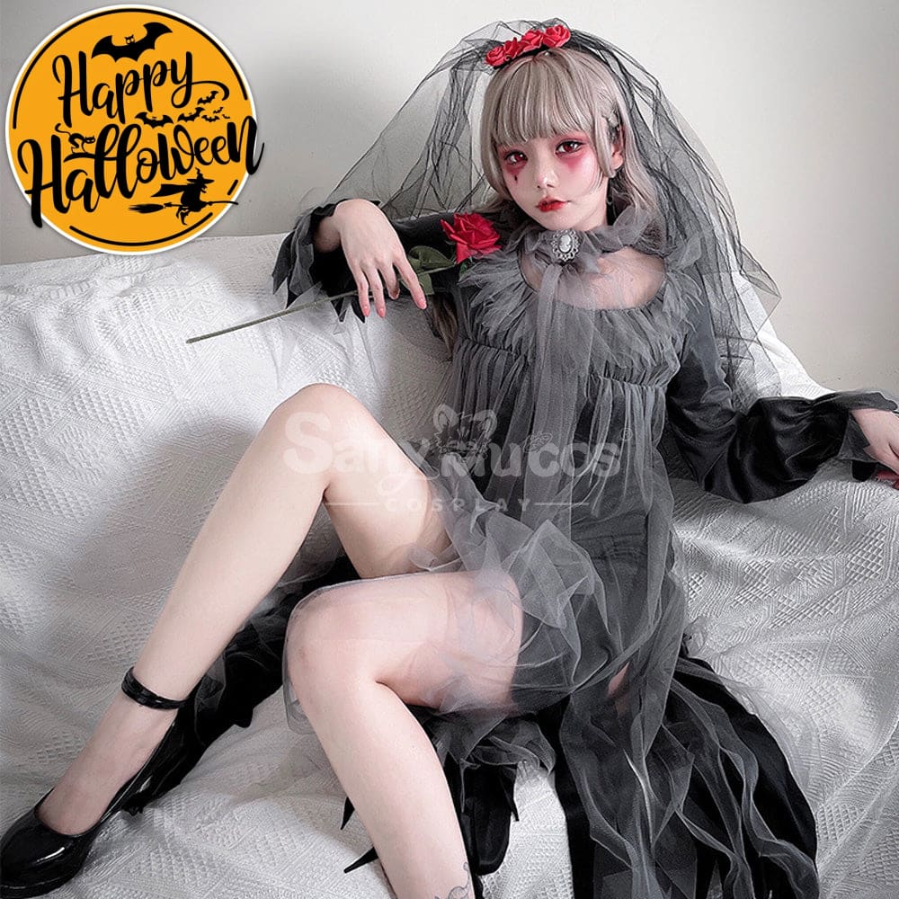 【In Stock】Halloween Cosplay The Ghost Bride Zombie Stage Performance Costume Costumes