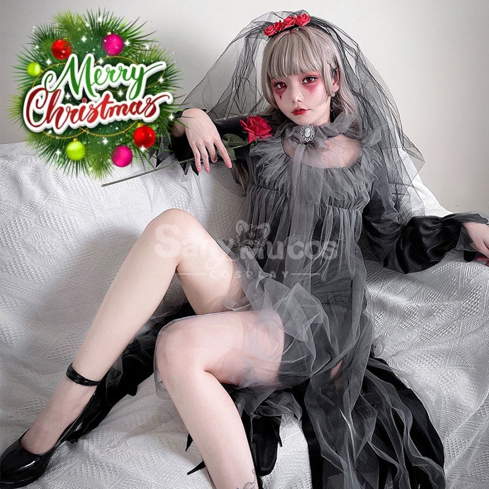 【In Stock】Halloween Cosplay The Ghost Bride Zombie Stage Performance Costume Costumes