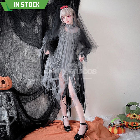 【In Stock】Halloween Cosplay The Ghost Bride Zombie Stage Performance Costume Costumes