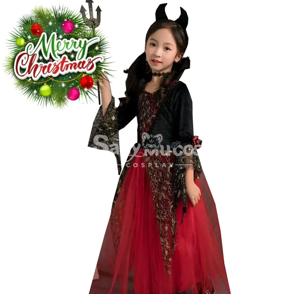 【In Stock】Halloween Cosplay Vampire Costume Kid Size Costumes