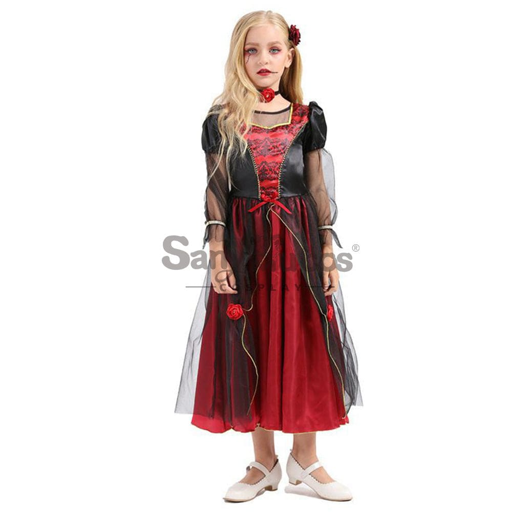 【In Stock】Halloween Cosplay Vampire Costume Kid Size Costumes