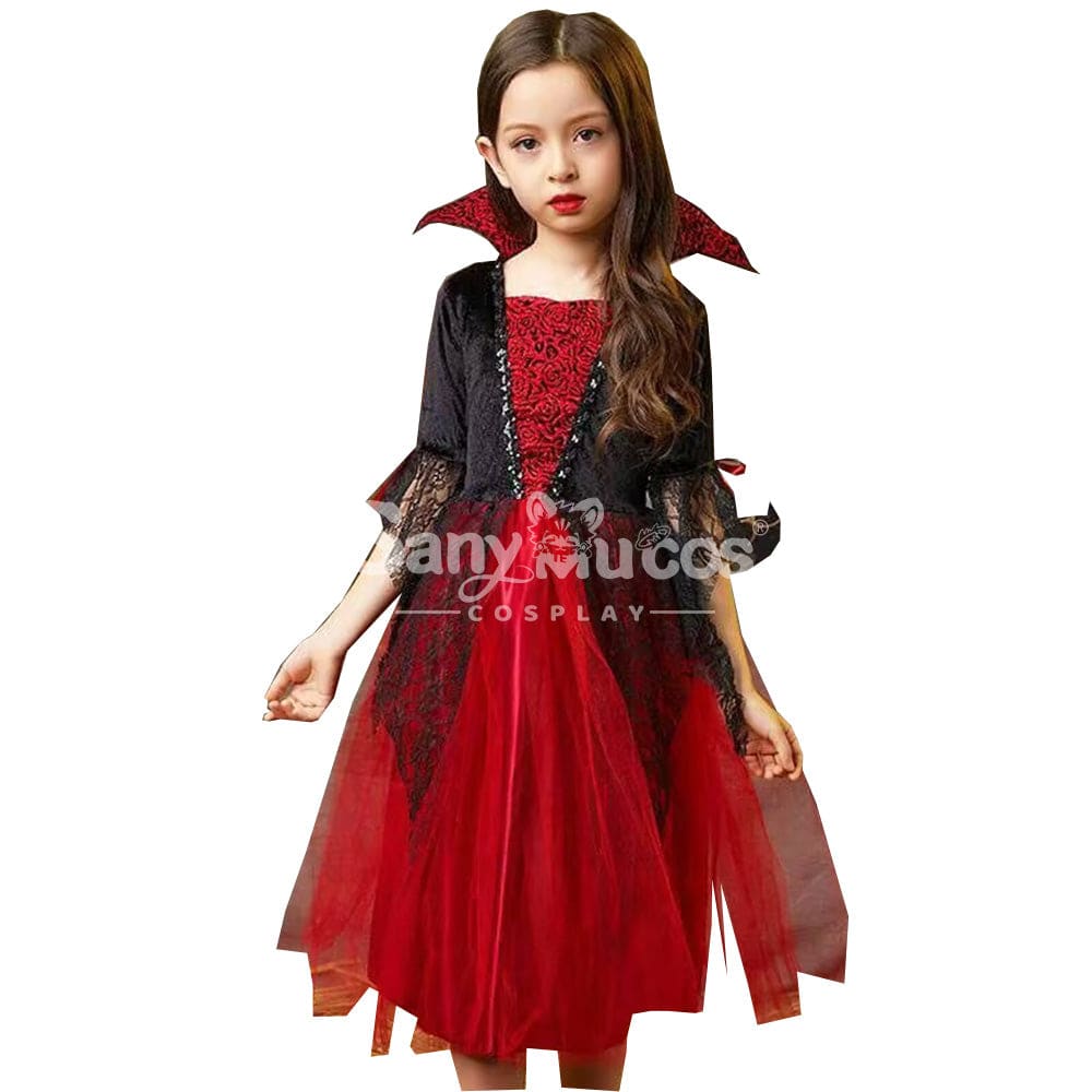 【In Stock】Halloween Cosplay Vampire Costume Kid Size Costumes