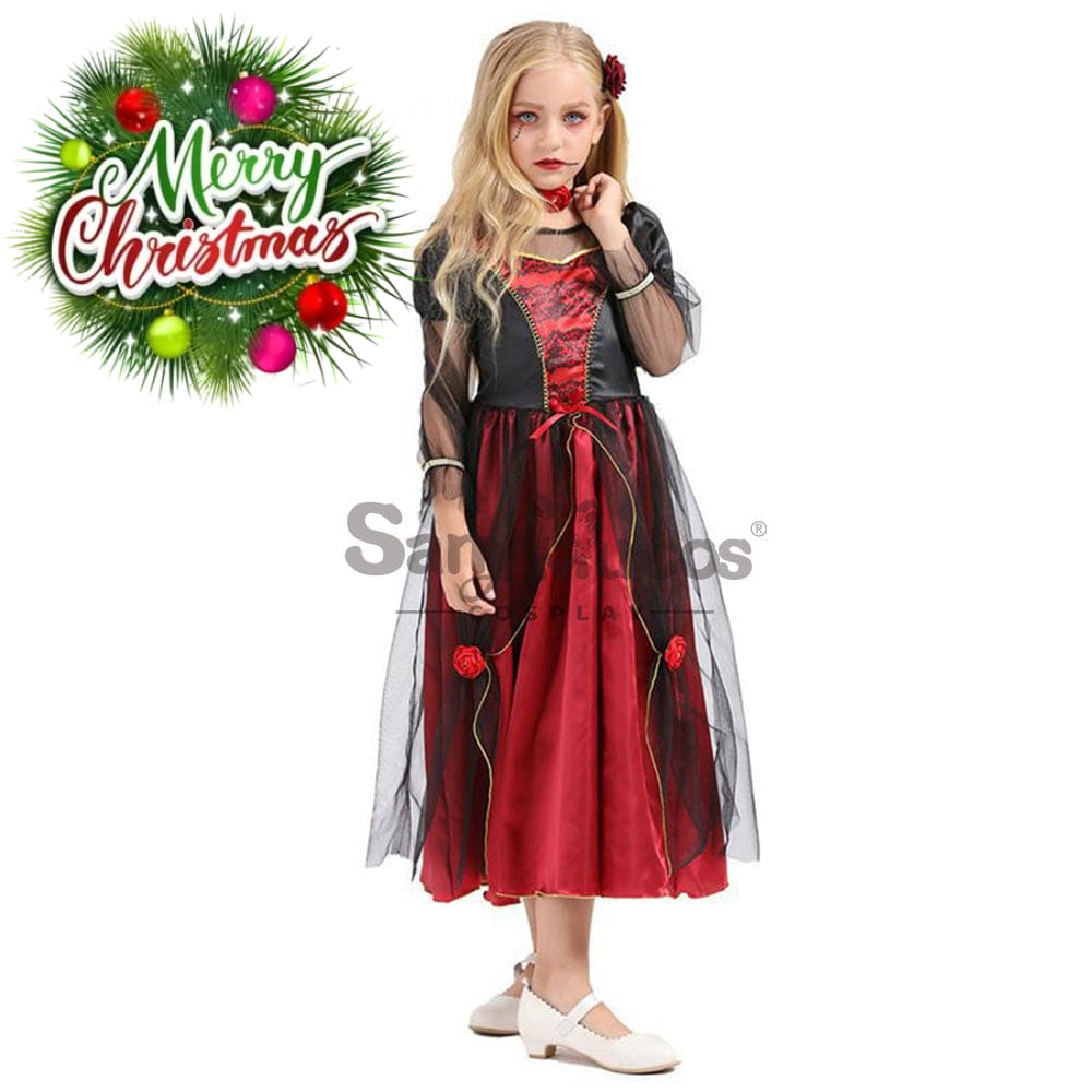 【In Stock】Halloween Cosplay Vampire Costume Kid Size Costumes