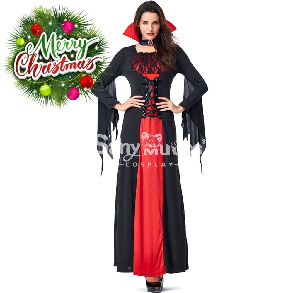 【In Stock】Halloween Cosplay Vampire Queen Costume Costumes