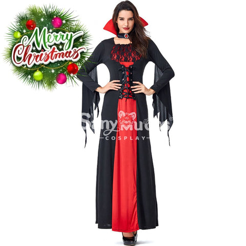 【In Stock】Halloween Cosplay Vampire Queen Costume Costumes