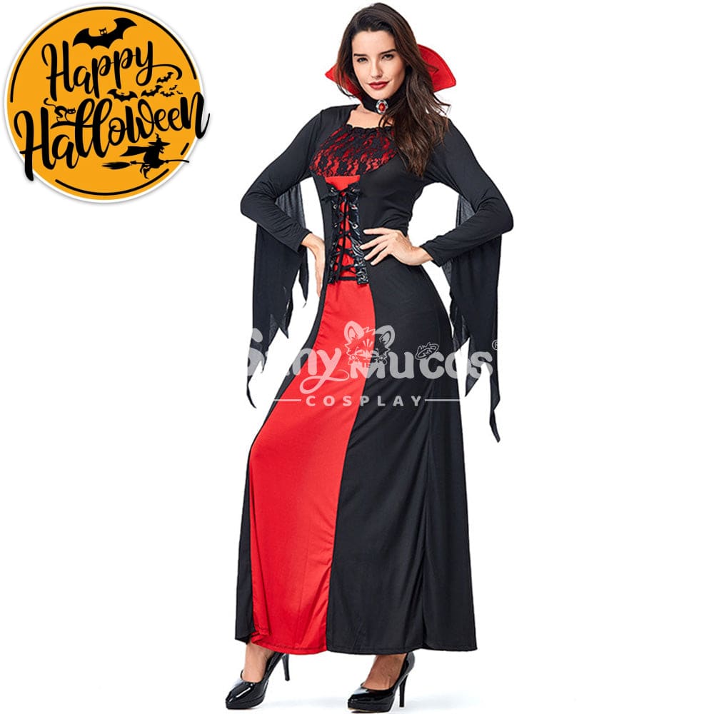 【In Stock】Halloween Cosplay Vampire Queen Costume Costumes