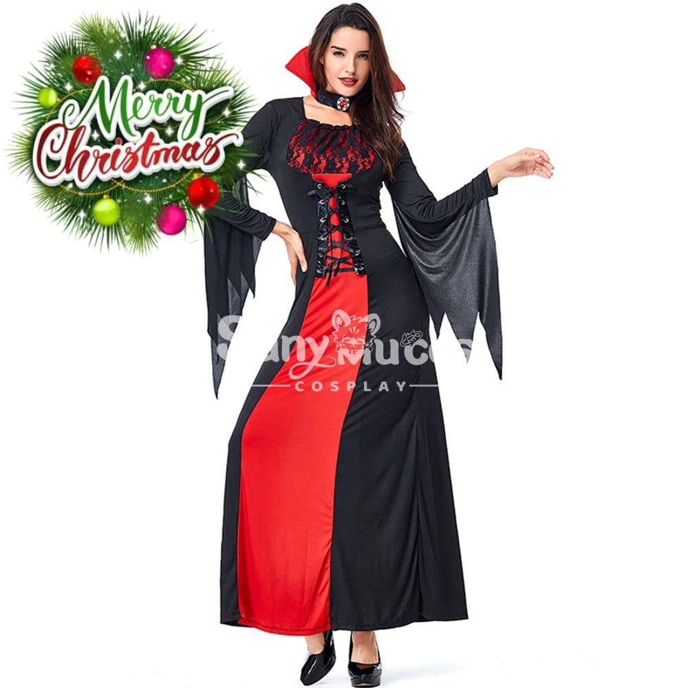 【In Stock】Halloween Cosplay Vampire Queen Costume Costumes