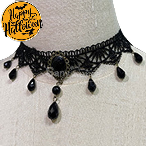 【In Stock】Halloween Cosplay Vampire Witch Black Long Dress The Ghost Bride Stage Performance