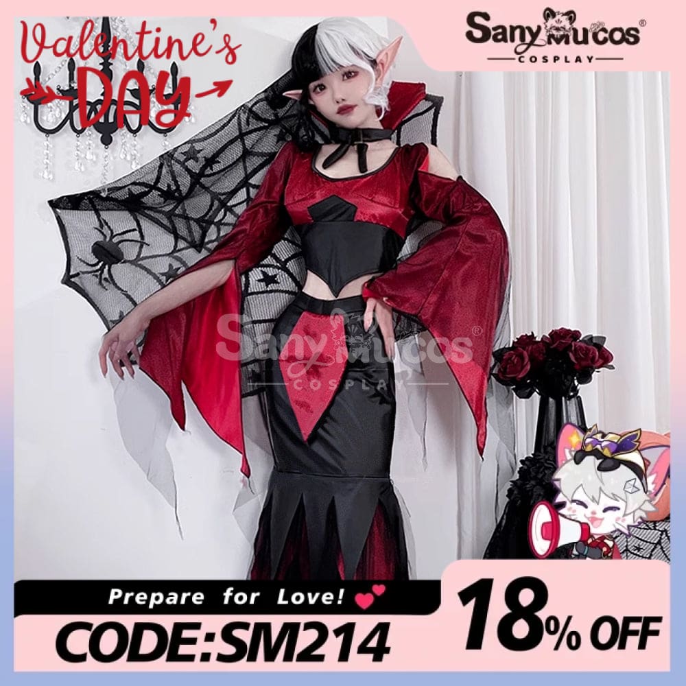 【In Stock】Halloween Cosplay Vampire Witch Dress Stage Performance Costume Costumes