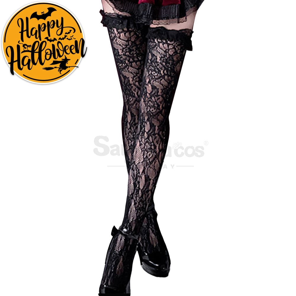 【In Stock】Halloween Cosplay Vampire Witch Gothic Black Dress Stage Performance Costume Costumes