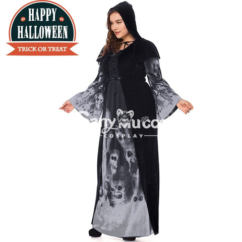 【In Stock】Halloween Cosplay Vampire Witches Costume Plus Size Costumes