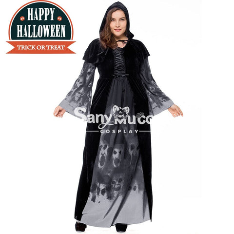 【In Stock】Halloween Cosplay Vampire Witches Costume Plus Size Costumes
