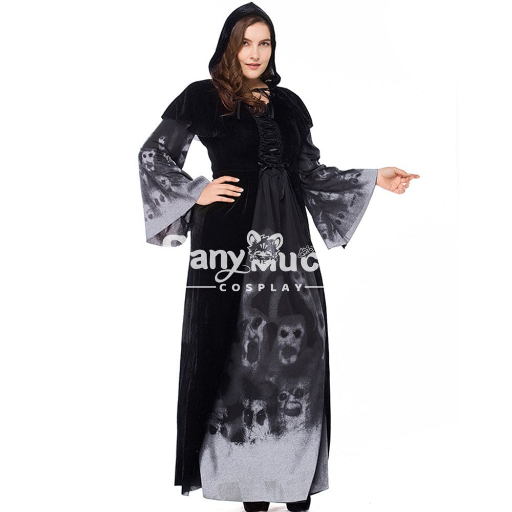 【In Stock】Halloween Cosplay Vampire Witches Costume Plus Size Costumes