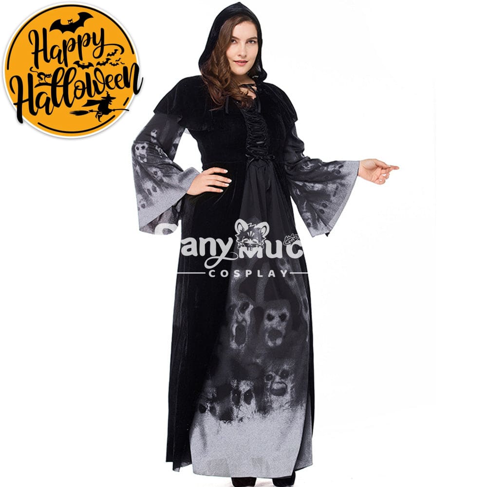 【In Stock】Halloween Cosplay Vampire Witches Costume Plus Size Costumes