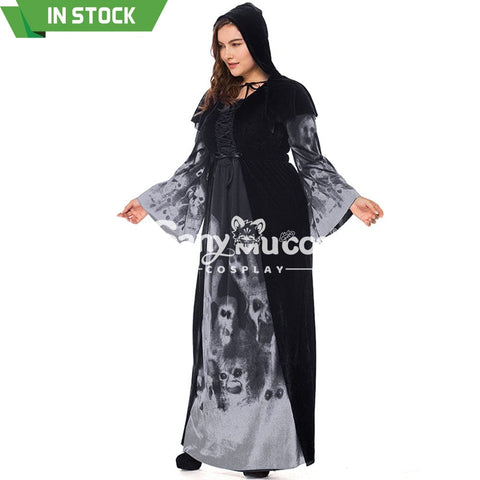 【In Stock】Halloween Cosplay Vampire Witches Costume Plus Size Costumes