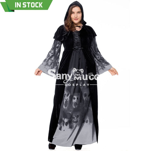 【In Stock】Halloween Cosplay Vampire Witches Costume Plus Size Costumes