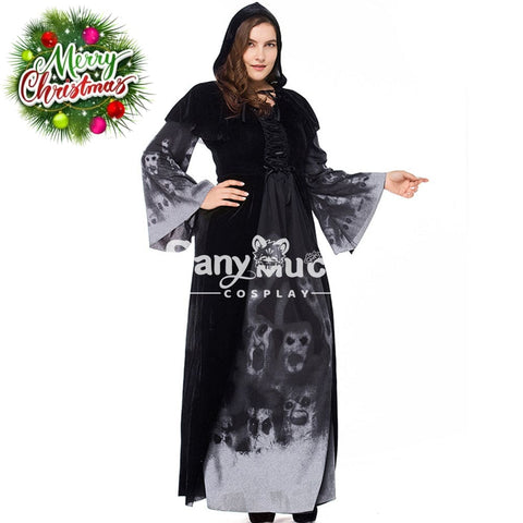 【In Stock】Halloween Cosplay Vampire Witches Costume Plus Size Costumes