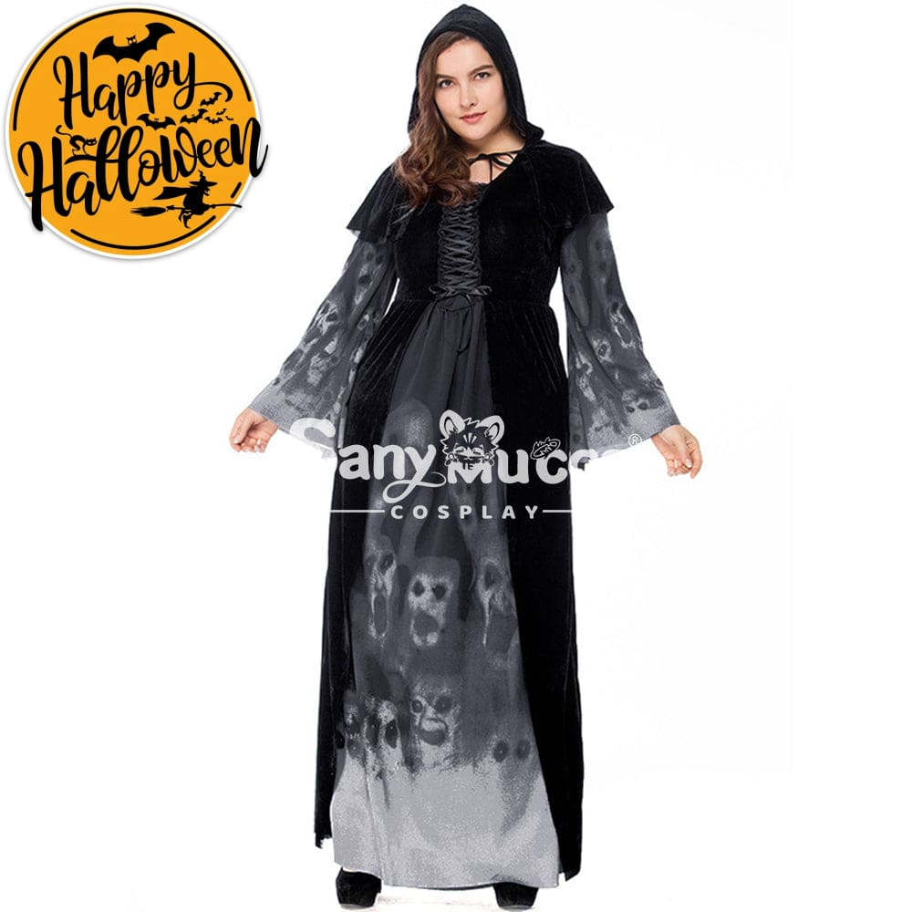 【In Stock】Halloween Cosplay Vampire Witches Costume Plus Size Costumes