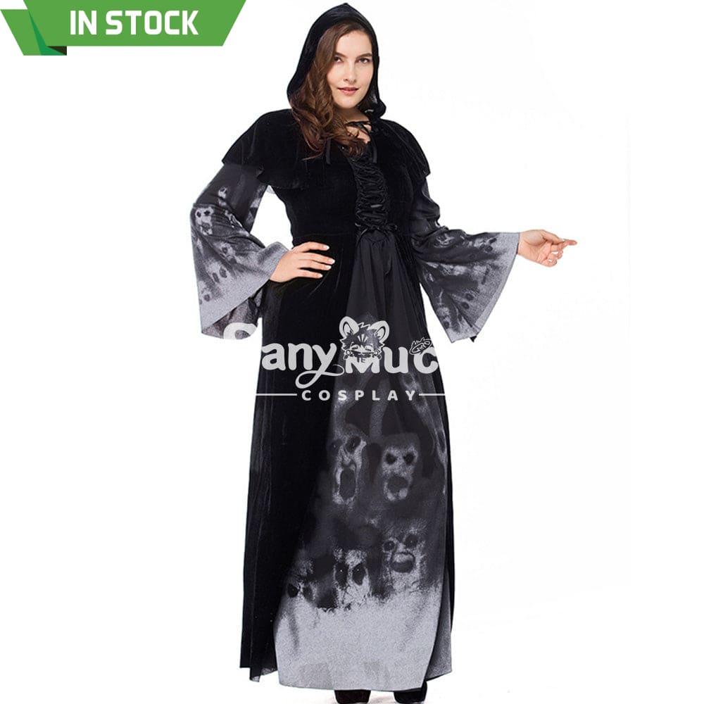 【In Stock】Halloween Cosplay Vampire Witches Costume Plus Size Costumes