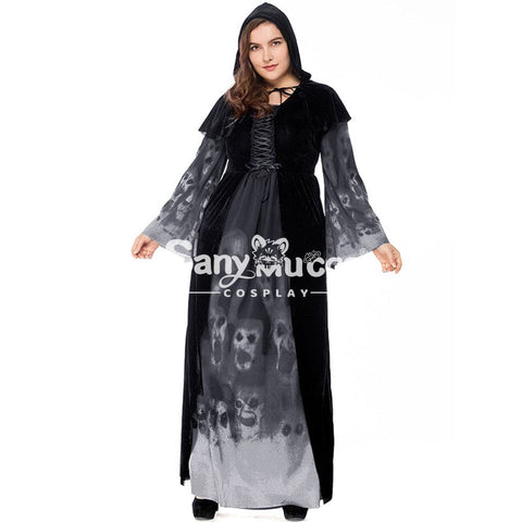 【In Stock】Halloween Cosplay Vampire Witches Costume Plus Size Costumes