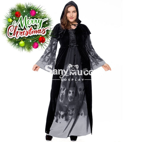 【In Stock】Halloween Cosplay Vampire Witches Costume Plus Size Costumes