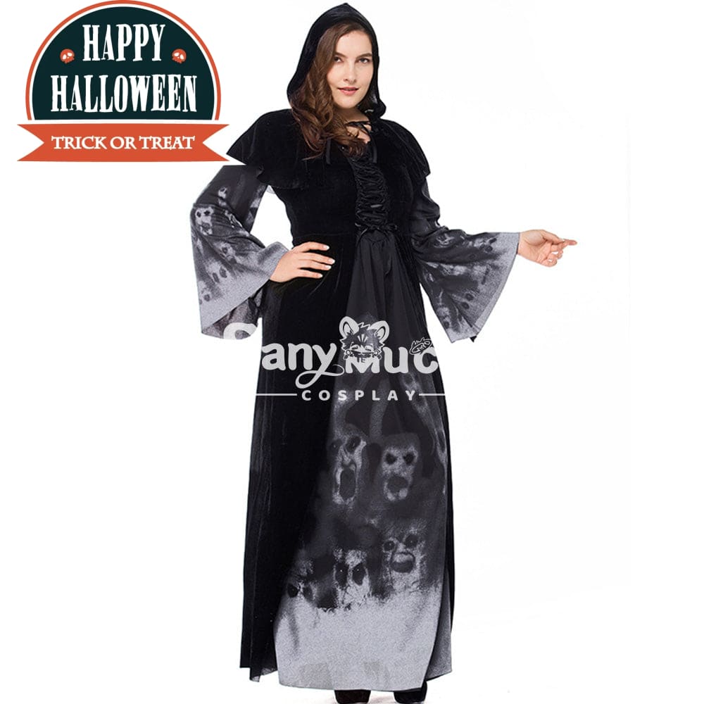 【In Stock】Halloween Cosplay Vampire Witches Costume Plus Size Costumes