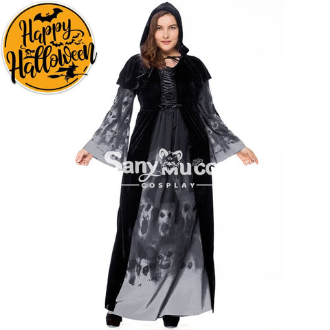 【In Stock】Halloween Cosplay Vampire Witches Costume Plus Size Costumes