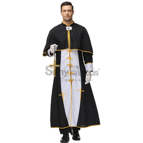 【In Stock】Halloween Cosplay Video Game Style Pastor Gown Costume Costumes