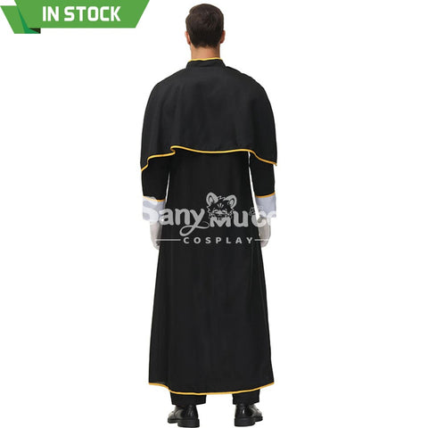 【In Stock】Halloween Cosplay Video Game Style Pastor Gown Costume Costumes