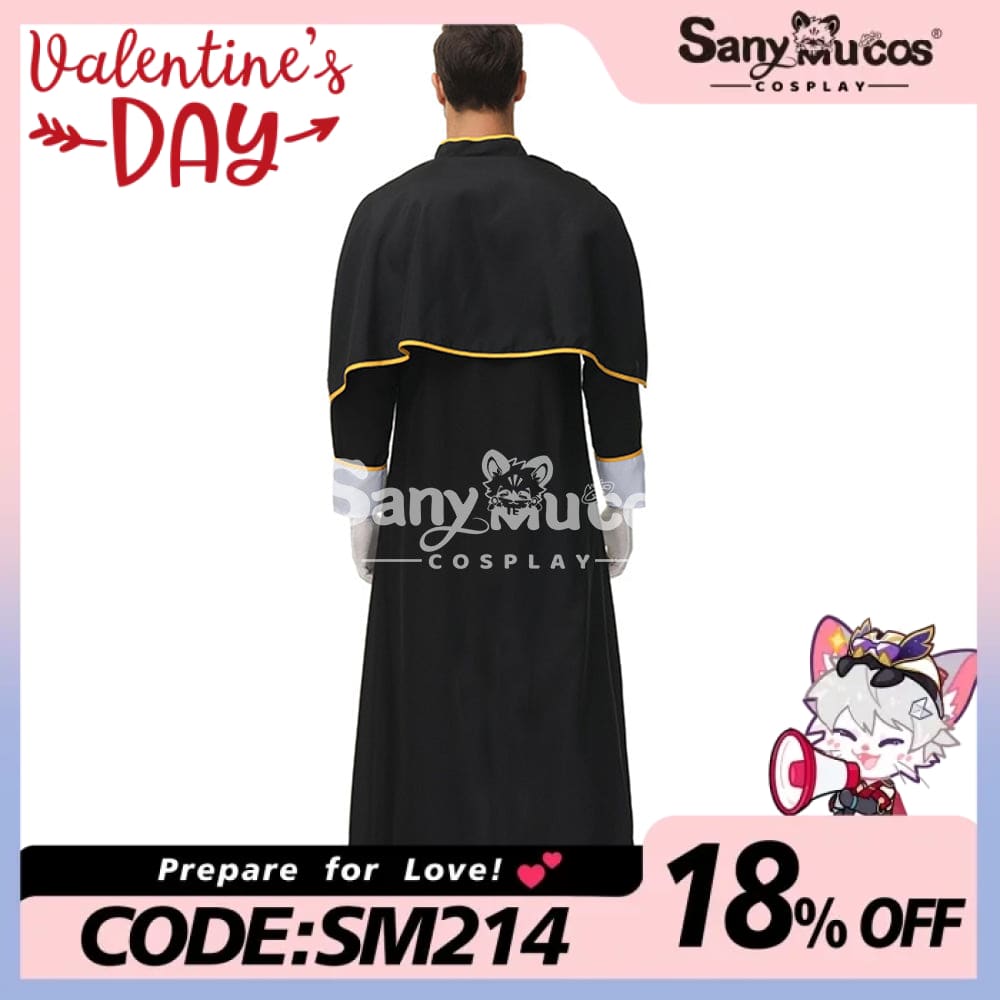 【In Stock】Halloween Cosplay Video Game Style Pastor Gown Costume Costumes