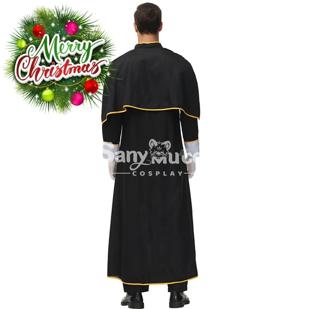 【In Stock】Halloween Cosplay Video Game Style Pastor Gown Costume Costumes