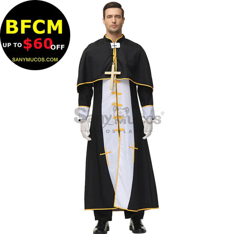 【In Stock】Halloween Cosplay Video Game Style Pastor Gown Costume Costumes
