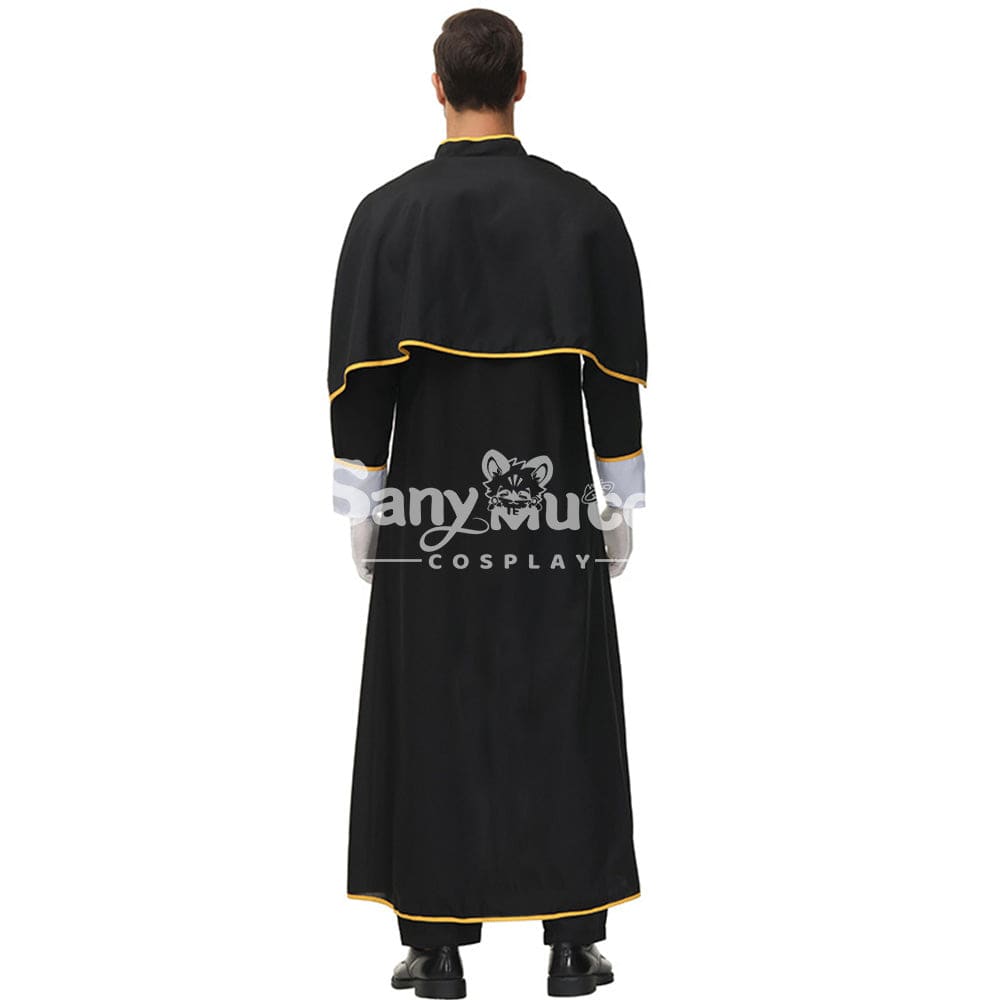 【In Stock】Halloween Cosplay Video Game Style Pastor Gown Costume Costumes