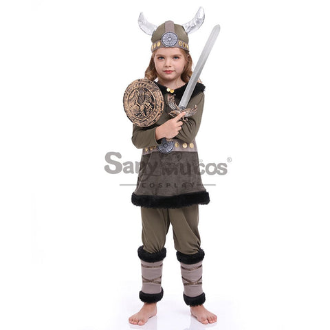 【In Stock】Halloween Cosplay Vikings Costume Kid Size Costumes