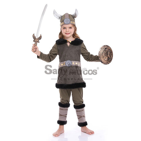 【In Stock】Halloween Cosplay Vikings Costume Kid Size Costumes