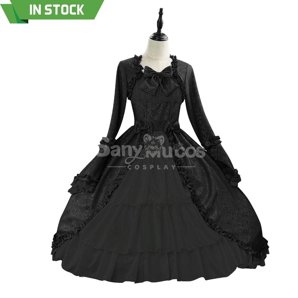 【In Stock】Halloween Cosplay Vintage Palace Lolita Sweet Princess Dress Stage Performance