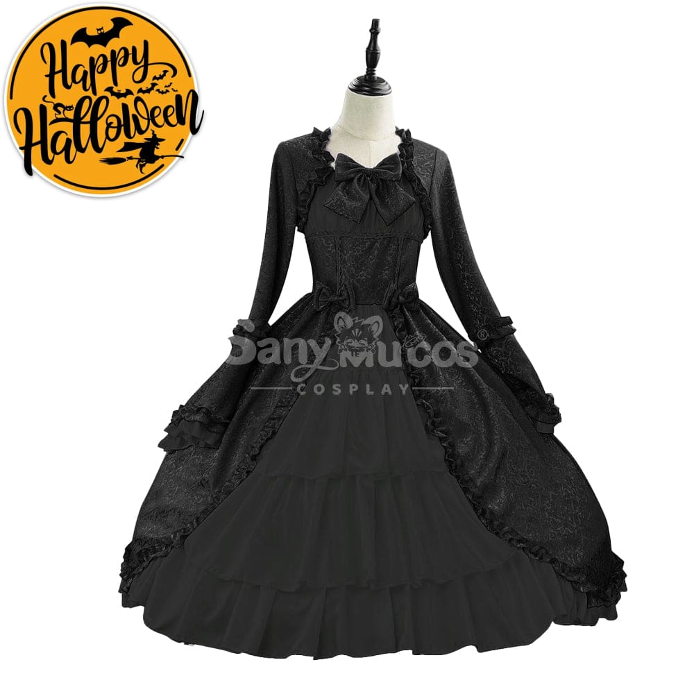 【In Stock】Halloween Cosplay Vintage Palace Lolita Sweet Princess Dress Stage Performance