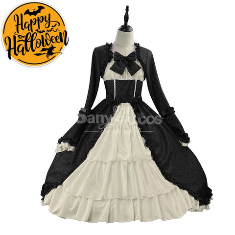 【In Stock】Halloween Cosplay Vintage Palace Lolita Sweet Princess Dress Stage Performance