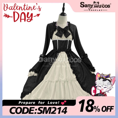 【In Stock】Halloween Cosplay Vintage Palace Lolita Sweet Princess Dress Stage Performance