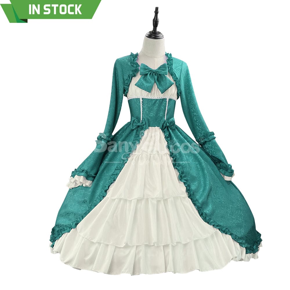 【In Stock】Halloween Cosplay Vintage Palace Lolita Sweet Princess Dress Stage Performance