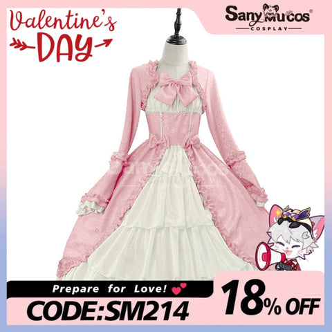 【In Stock】Halloween Cosplay Vintage Palace Lolita Sweet Princess Dress Stage Performance