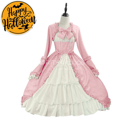 【In Stock】Halloween Cosplay Vintage Palace Lolita Sweet Princess Dress Stage Performance
