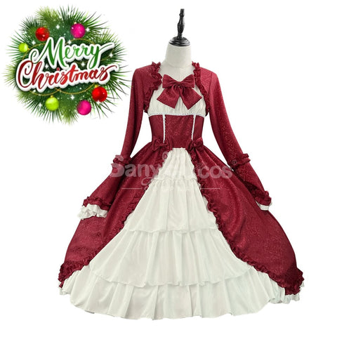 【In Stock】Halloween Cosplay Vintage Palace Lolita Sweet Princess Dress Stage Performance