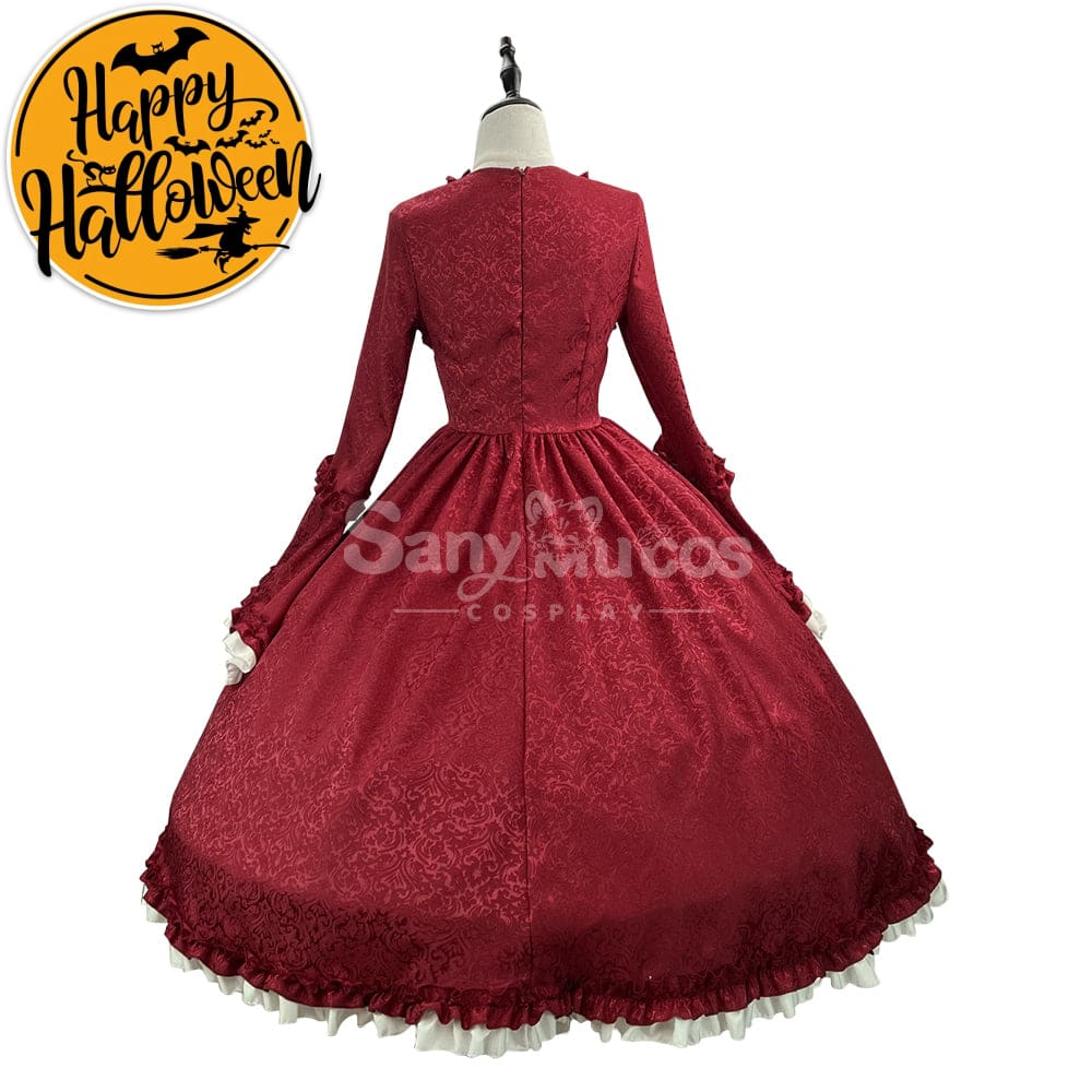 【In Stock】Halloween Cosplay Vintage Palace Lolita Sweet Princess Dress Stage Performance