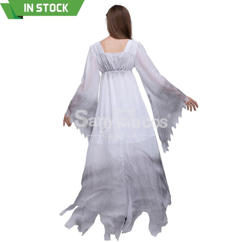 【In Stock】Halloween Cosplay White Ghost Costume Costumes